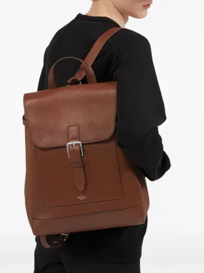 Mulberry Chiltern Grained-leather Backpack In Pattern