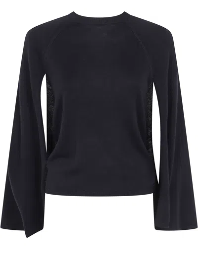 Ralph Lauren Sweater Round Neck Pullover In Black