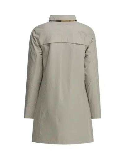 Barbour Babbity Reversible Check-pattern Trench Coat In Brown