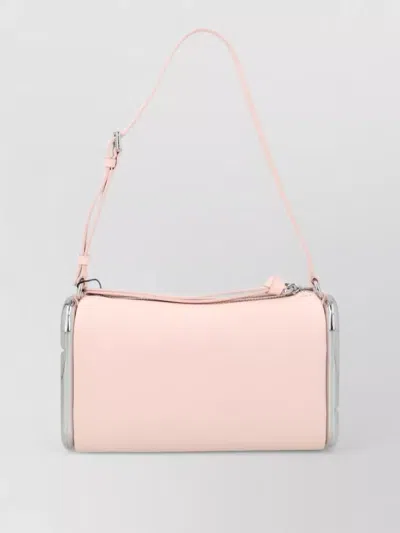 Marc Jacobs Rectangular Crossbody Bag Adjustable Strap Accents In Pink