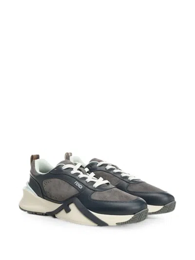 Fendi Flow Low Top Sneaker In Blue