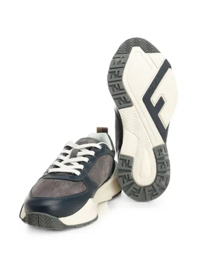 Fendi Flow Low Top Sneaker In Blue