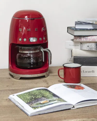 Smeg Retro Drip Filter Coffee Machine In Red