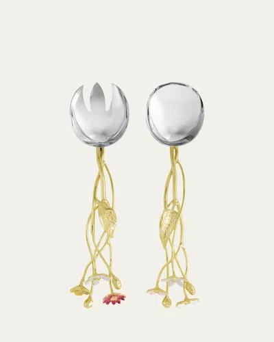 Michael Aram Wildflower Serving Set In Silver