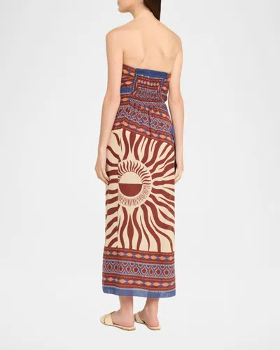 Johanna Ortiz Paraiso Agreste Printed Cotton-voile Maxi Dress In Multi