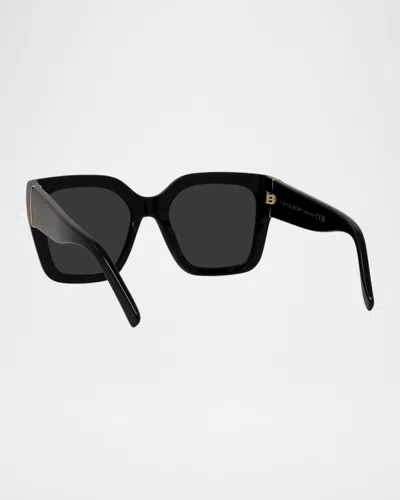 Givenchy Bold Square Acetate Sunglasses In Black