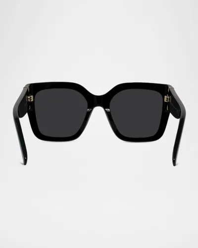 Givenchy Bold Square Acetate Sunglasses In Black