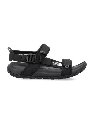The North Face Explore Adjustable Strap Sandal In Black