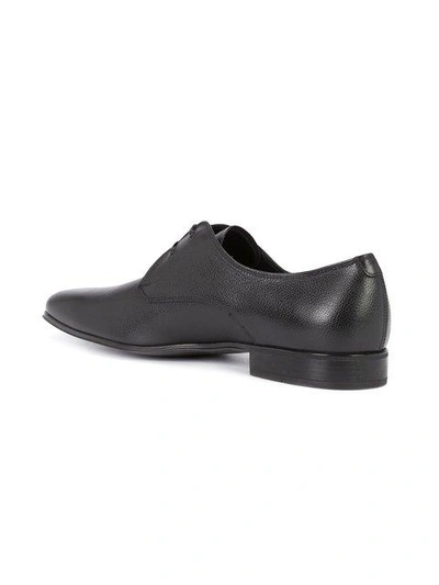 Shop Ferragamo Salvatore  Fortunato Lace-up Derby Shoes - Black