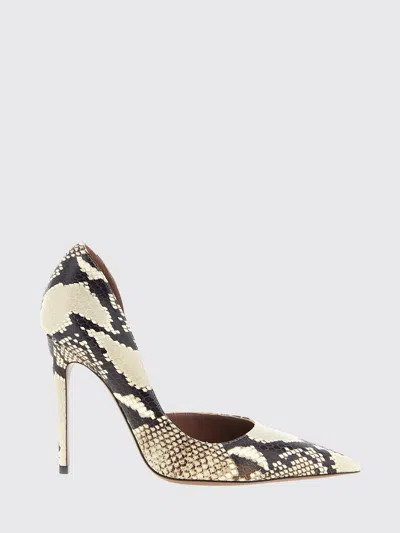 Paris Texas Python-print Pump In Neutral