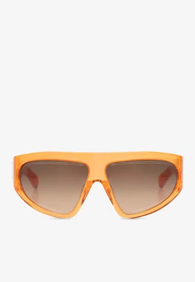Balmain B-escape Shield Sunglasses In Brown