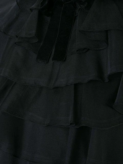 Shop Macgraw Bon Bon Silk Dress In Black