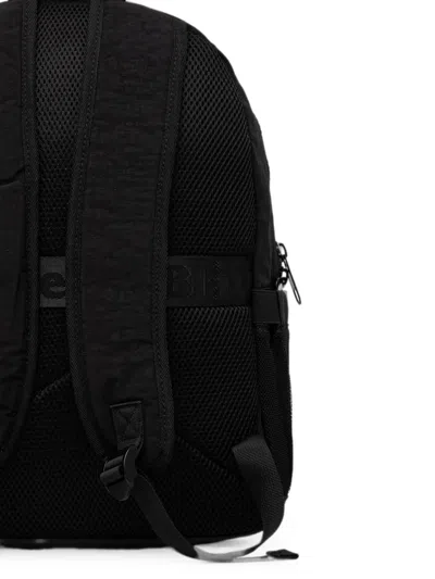 Blauer Logo-patch Backpack In Black