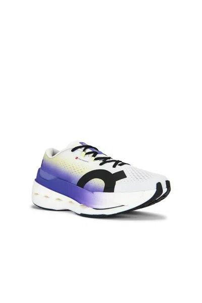 On Cloudboom Max Cloudtec Performance Running Sneakers In White