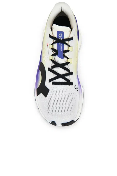 On Cloudboom Max Cloudtec Performance Running Sneakers In White