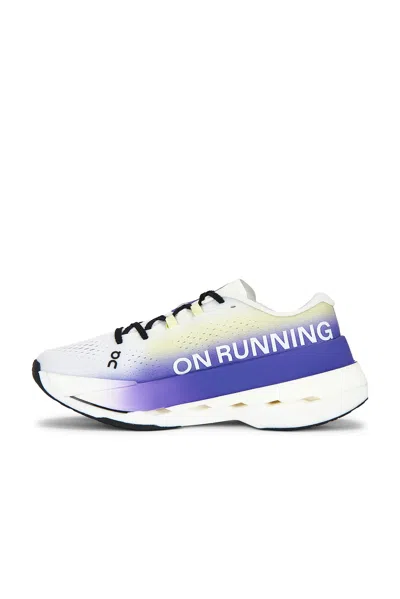 On Cloudboom Max Cloudtec Performance Running Sneakers In White