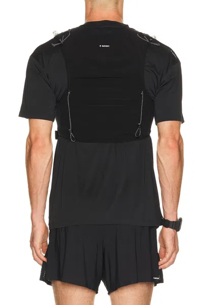 Satisfy Black Hydration Vest Multiple Pockets Jacket In Black