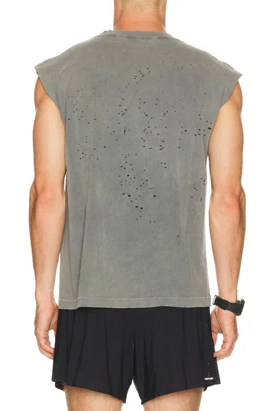 Satisfy Mothtech Muscle Tee In Black