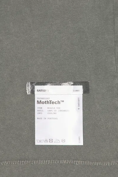 Satisfy Mothtech Muscle Tee In Black