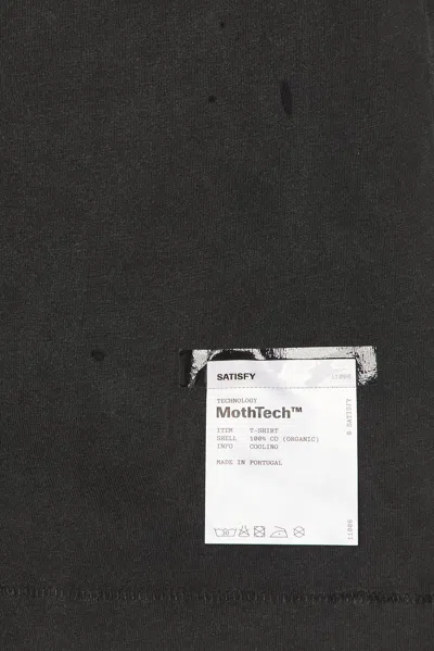 Satisfy T-shirt Mothtech Aged Black In Black