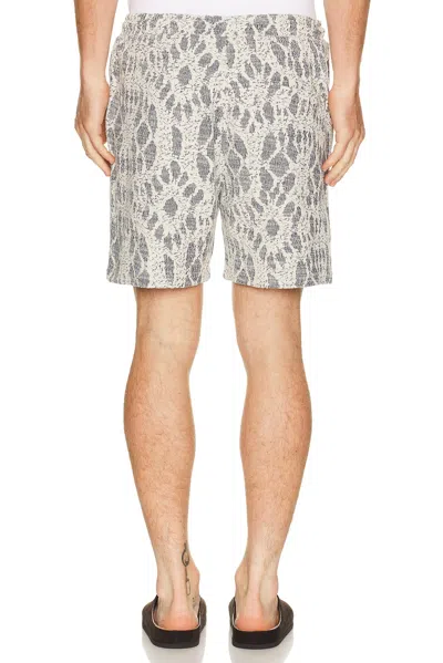 Samsoe & Samsoe Sajabari Jacquard-patterned Shorts In Gray