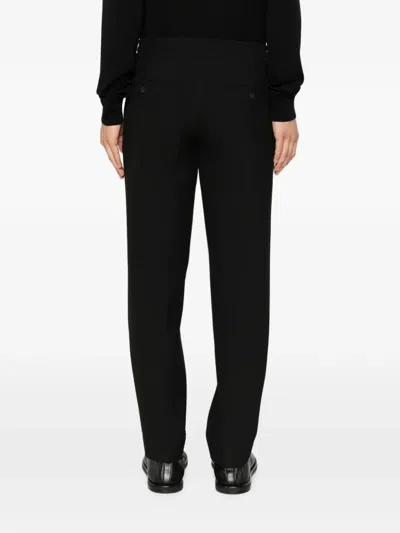 Sandro Drawstring Trousers In Black