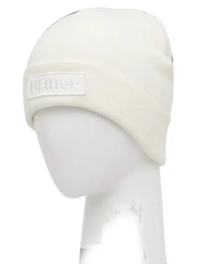 Blauer Logo-patch Beanie Hat In Neutral