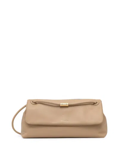 Trussardi Medium Orbita Shoulder Bag In Neutral