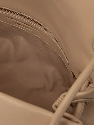 Trussardi Medium Orbita Shoulder Bag In Neutral