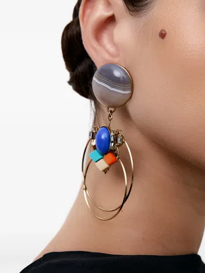 Anton Heunis Embellished Earrings In Multi