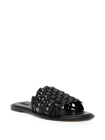 Dragon Diffusion Zig Zag Sandals In Black