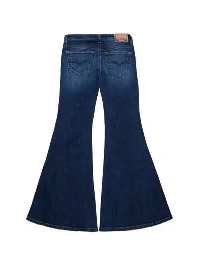 Diesel Flared Jeans In Blue