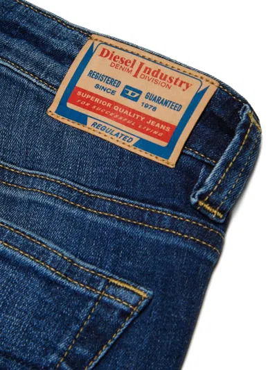 Diesel Flared Jeans In Blue