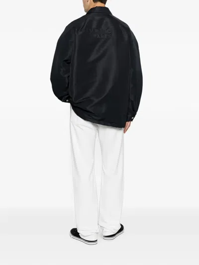 Givenchy Logo-embroidered Jacket In Black