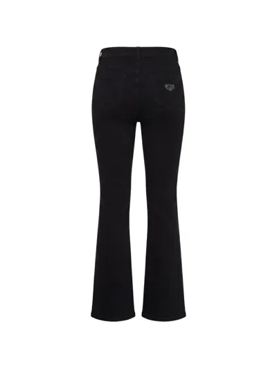 Philipp Plein Flare Fit Jeans Basic In Black