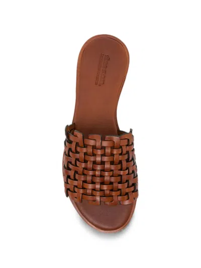 Dragon Diffusion Zig Zag Sandals In Brown