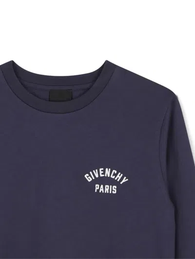 Givenchy Logo-print Long-sleeve T-shirt In Black