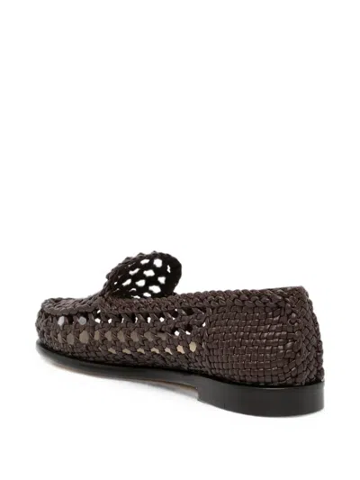 Dragon Diffusion Dolly Loafers In Brown