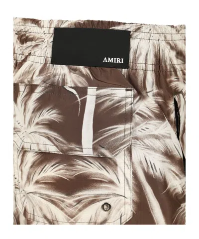Amiri Drawstring Swim Trunks In Multi