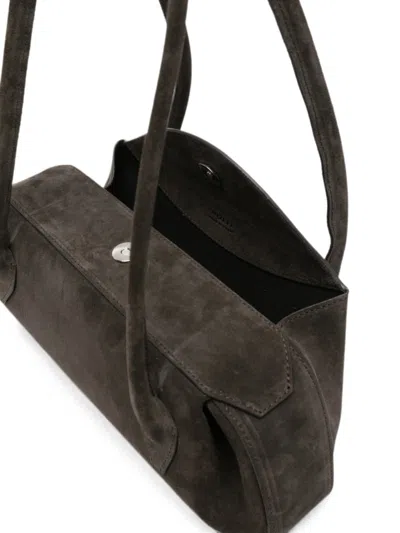 Yuzefi Oyster Leather Shoulder Bag In Pattern