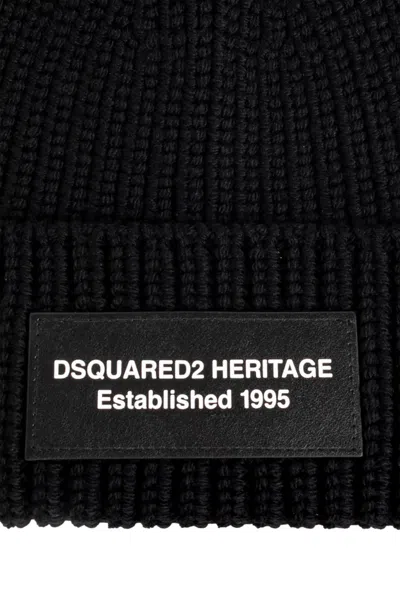 Dsquared2 Knitted Hat In Red