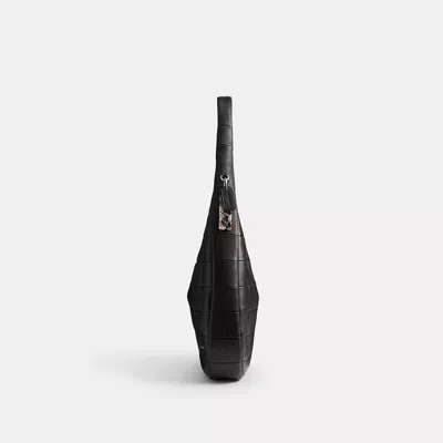 Coach Alter/ego Large Crescent Shoulder Bag In Black