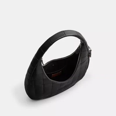 Coach Alter/ego Large Crescent Shoulder Bag In Black