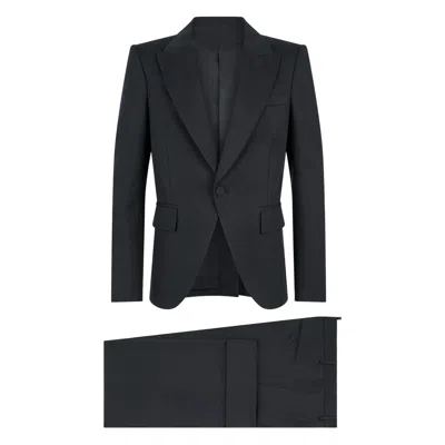 Dsquared2 Notched Pocket Suit In Black