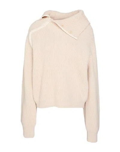 Jacquemus Solid Color Jumpers In Neutral