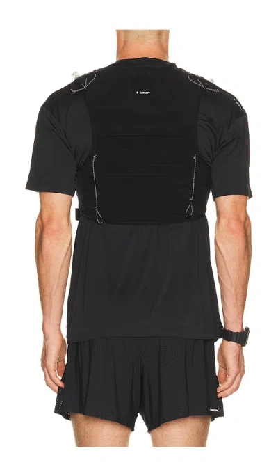 Satisfy Black Hydration Vest Multiple Pockets Jacket In Black
