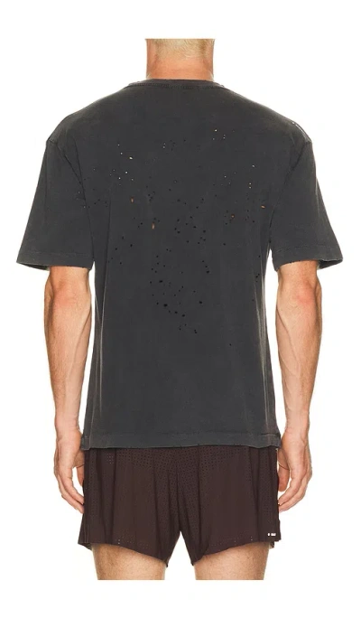 Satisfy T-shirt Mothtech Aged Black In Black