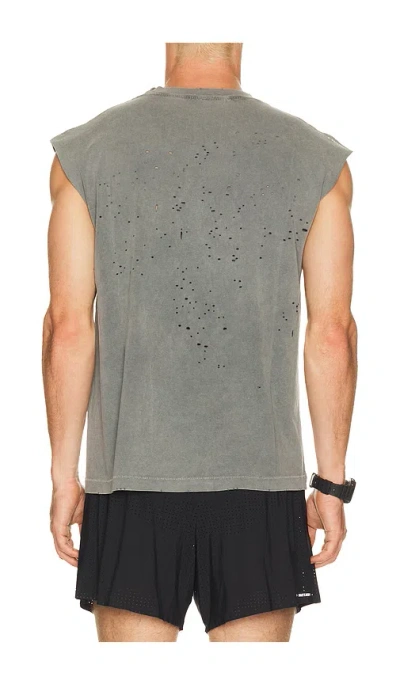 Satisfy Mothtech Muscle Tee In Black
