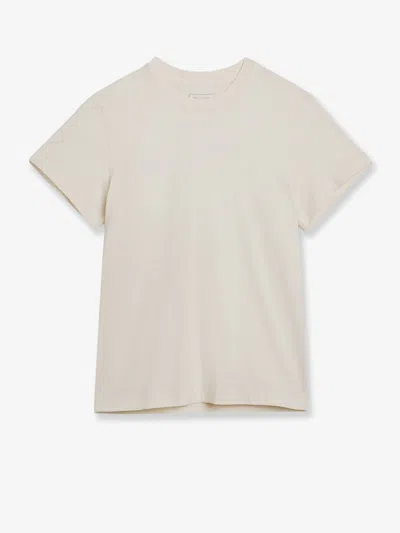 Y-3 Logo-print Crew-neck T-shirt In Neutral