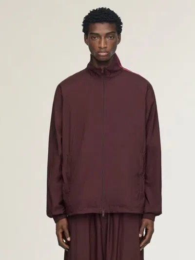 Y-3 Grd 3s Handle Sweatshirt In Burgundy